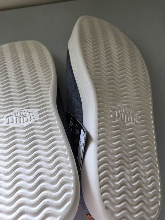 Hey Dude Cody Craft Linen sneakers in Navy main image 4